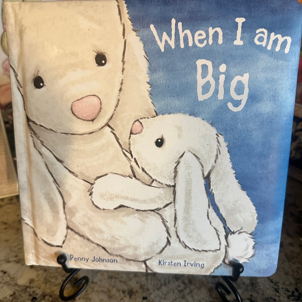 Jellycat When I Am Big Book - Cream and Blue NEW!